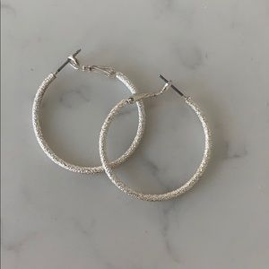 Silver Hoop Earrings